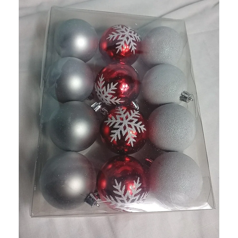 Christmas Ornament Lot With‎ Tree Skirt Country Red Truck Serving Tray
